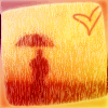 ICON umbrella rain heart